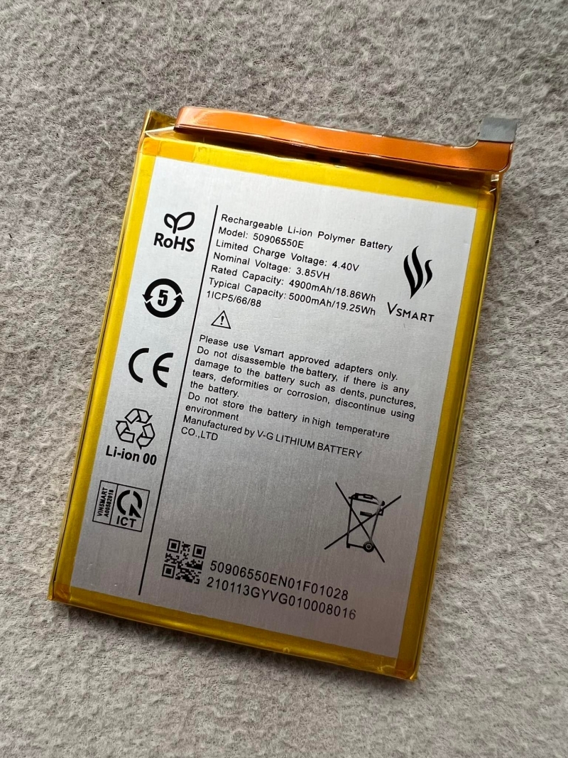 Pin Vsmart Star 5 50906550E Dung Lượng 5000 mAh Chính Hãng bảo hành 3 tháng 1 Đổi 1 Giao Hàng Nhanh toàn quốc, ráp pin lấy liền tiện lợi